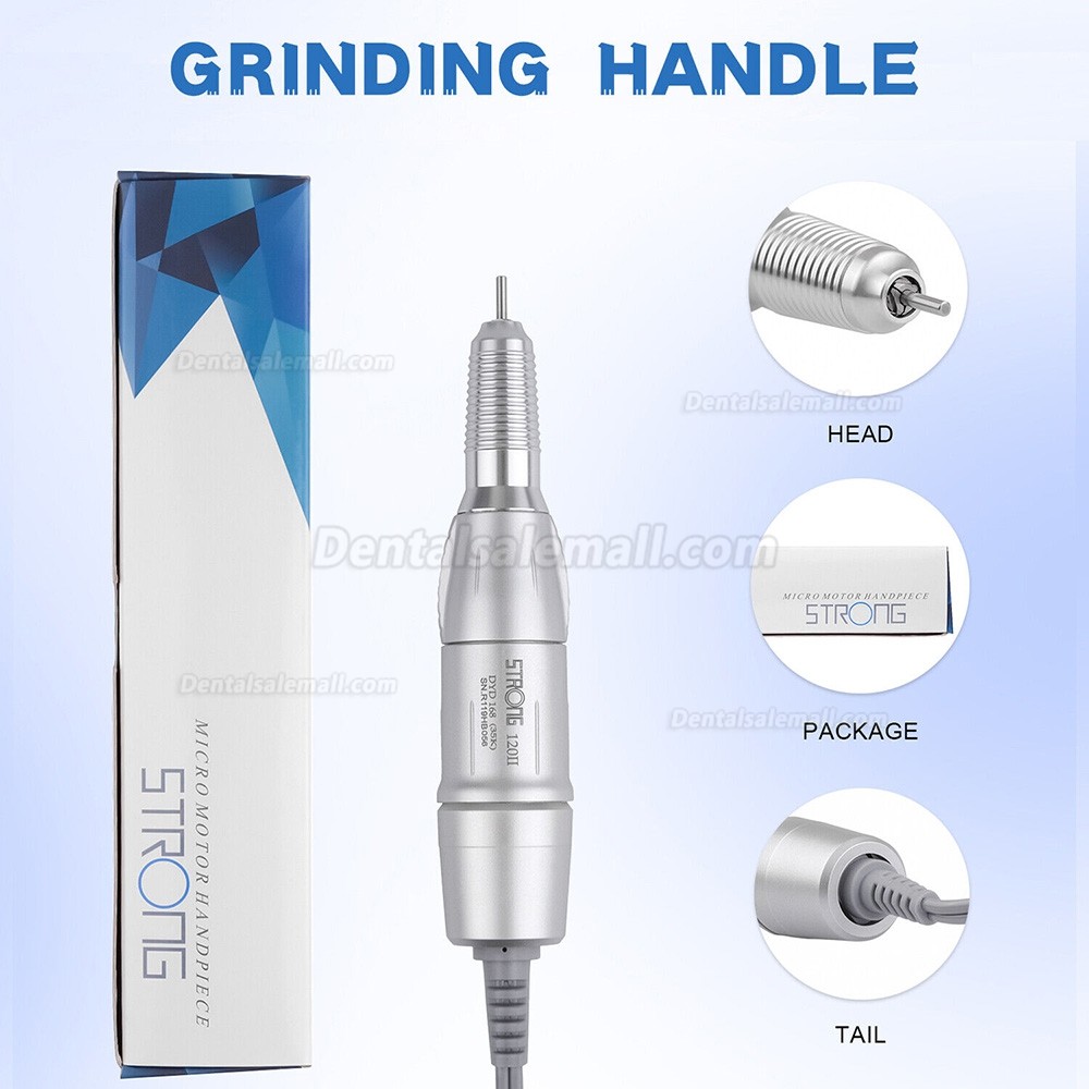 STRONG 120II Dental Lab Micromotor Handpiece 35000RPM 2.35mm Bur size